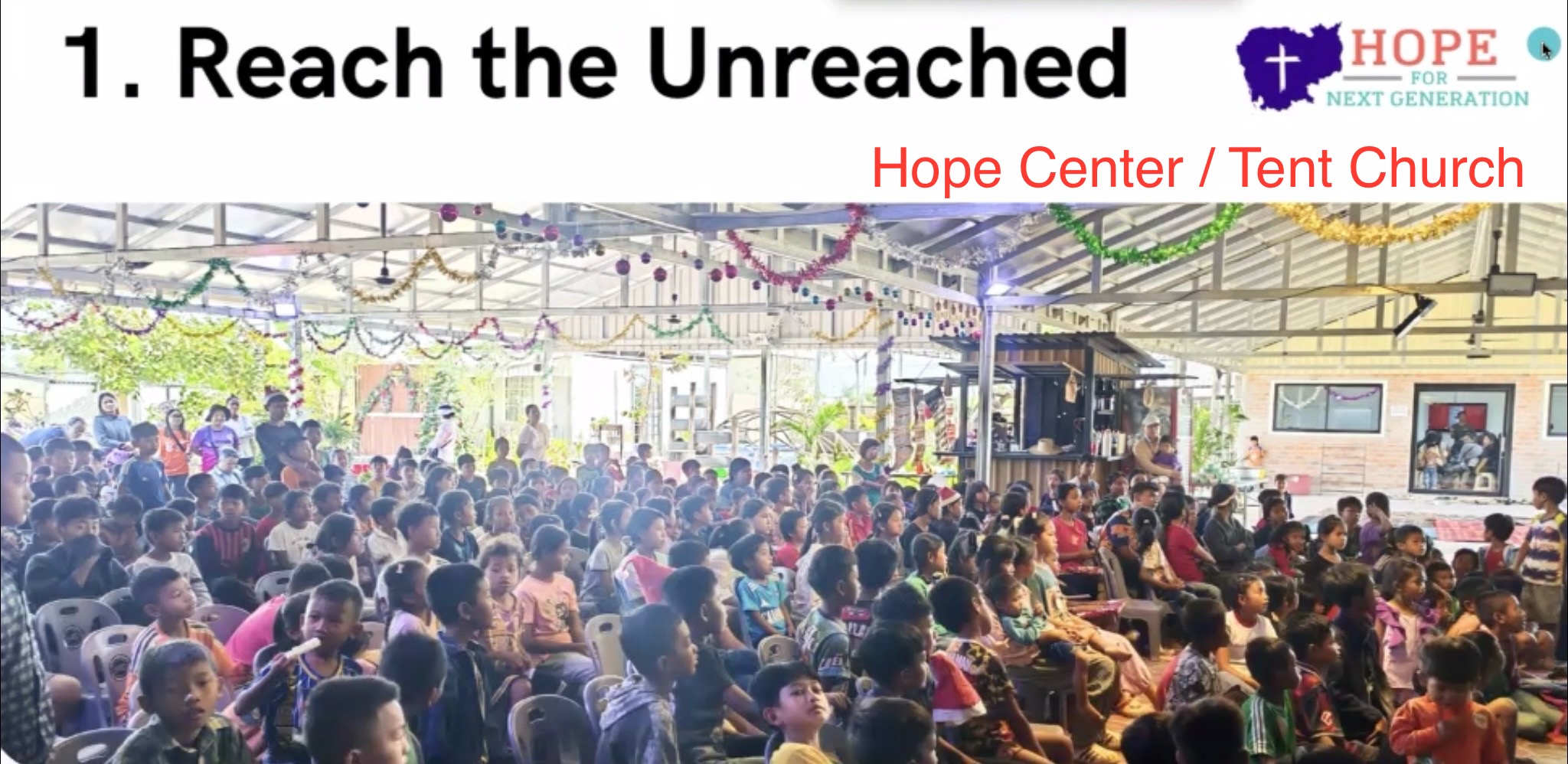 Hope Centre - tent church
