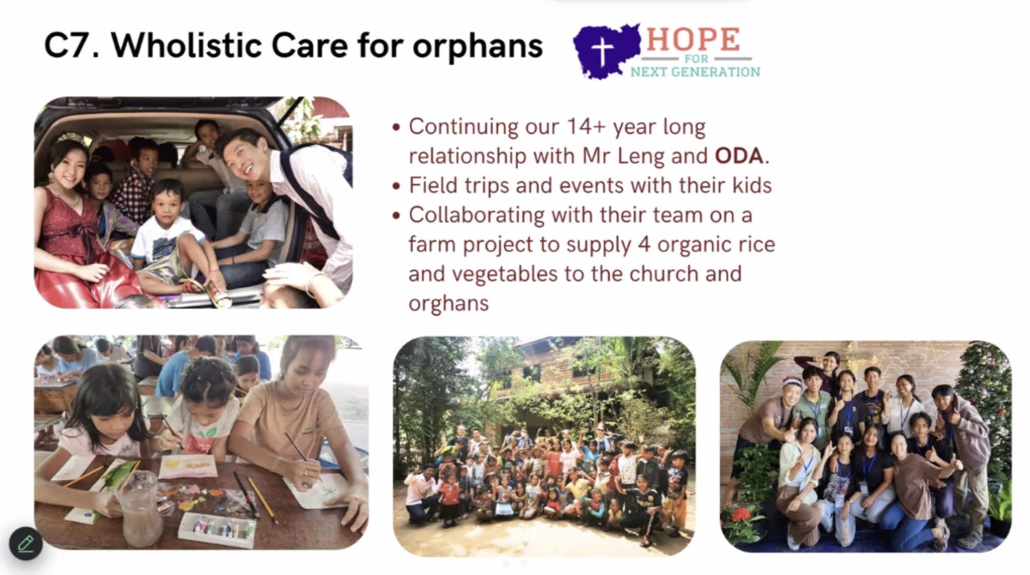 Wholistic Care for orphans