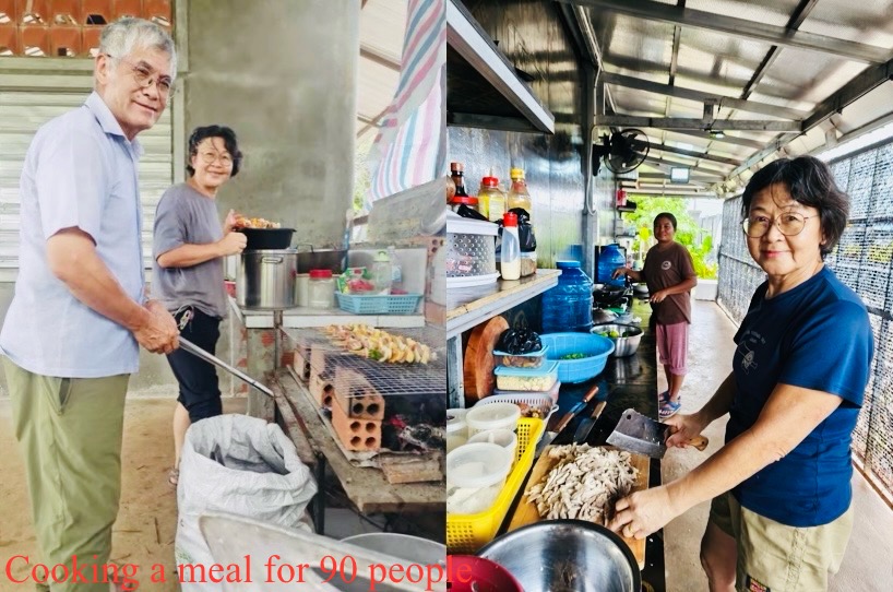 Sammy and Kit Leung Cooking